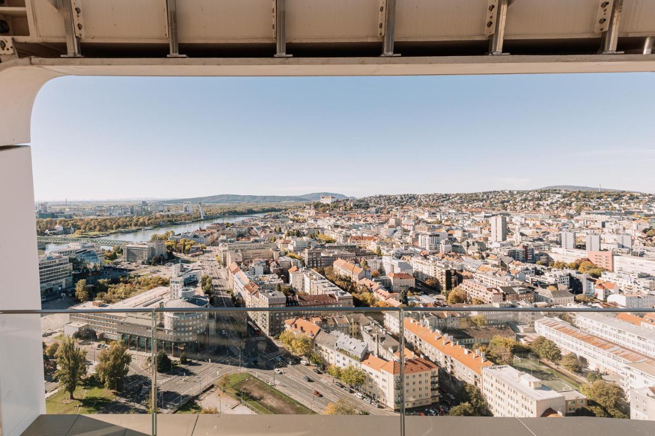 Skau Coral Residence In Sky Park 22 Floor 1Tower Panoramic View Free Parking Bratislava Exteriér fotografie
